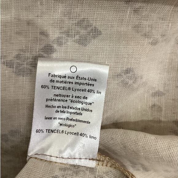 Mara Hoffman Silvana Snake Print Midi Dress In Sand Multi Size 2 Shirtdress - Picture 16 of 16